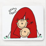 Stick Figures  Tenting Tshirts and Gifts Mouse Pad