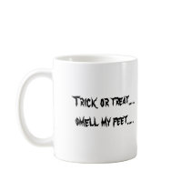 stick ghost, Trick or treat.....smell my feet..... mugs