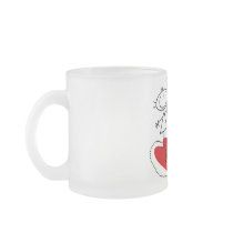 Stick Girl Be Mine Valentine Coffee Mugs