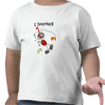 Stick Girl I Snorkel t-shirts