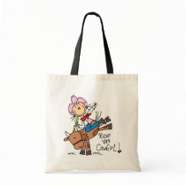 Stick Girl Ride Em Cowgirl Tshirts and Gifts Bag
