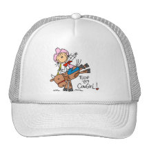 Stick Girl Ride Em Cowgirl Tshirts and Gifts Mesh Hat