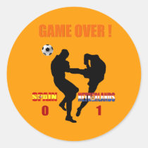 Stick it to them Dutch Karate Soccer Stickers stickers