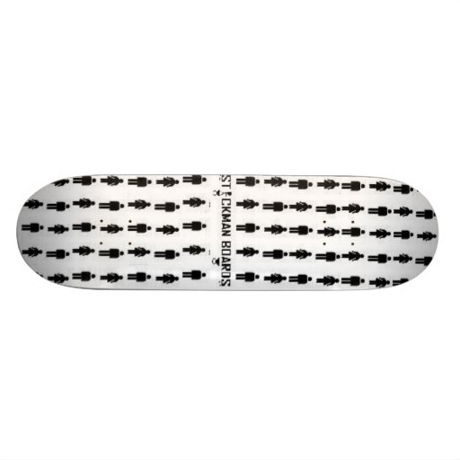 stick man tiles board custom skate board