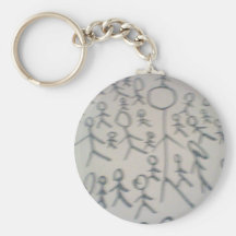 Stick Men Keychain
