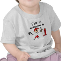 Stick Pirate 1st Birthday T-shirt