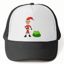 Stick Santa hats