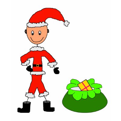 Stick Santa Shirt by funforall