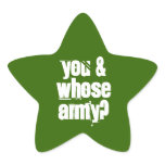 Sticker 20-Pack: Army stickers