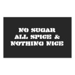 Sticker 4-Pack: No Sugar stickers