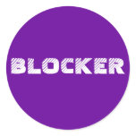 Sticker 6- or 20-Pack: Blocker stickers
