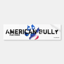 Sticker American Bully Autoaufkleber