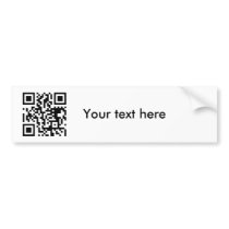 Sticker (custom text) bumper stickers