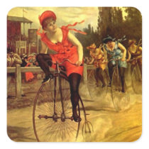 Sticker Fashionable Biking Racing Vintage Bike