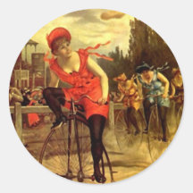 Sticker Fashionable Biking Racing Vintage Bike