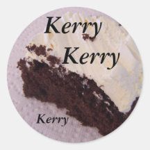 sticker for name, Kerry