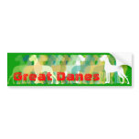Sticker great dane bumper sticker