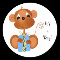 Sticker-It's a Boy Jungle babies stickers