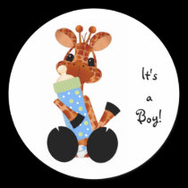 Sticker-It's a Boy Jungle babies stickers