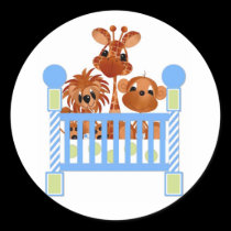 Sticker-It's a Boy Jungle babies stickers