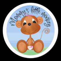 Sticker-It's a Girl Jungle babies stickers