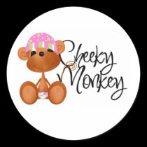 Sticker-It's a Girl Jungle babies stickers