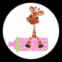Sticker-It's a Girl Jungle babies stickers