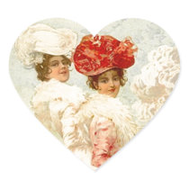 Sticker Lovely Vintage Victorian Clothing Friends