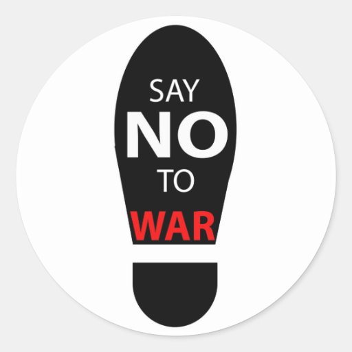 Sticker NO TO WAR