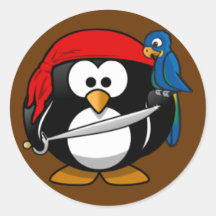 Sticker - Penguin Pirate