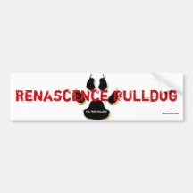 Sticker Renascence Bulldog Auto Sticker