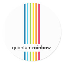 STICKER SEAL :: rainbowed stripe 1