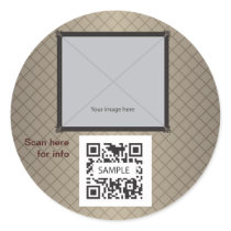 Sticker Template Generic Brown