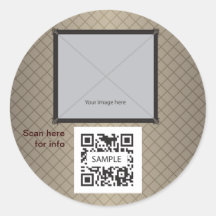 Sticker Template Generic Brown