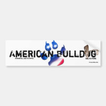 Sticker Unikat Salvatore American Bulldog Auto Sticker