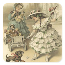 Sticker Vintage Victorian Trip Pet & Dolls Fashion