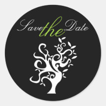 sticker wedding black white fancy classic chic