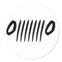 Stickers - black grille - custom