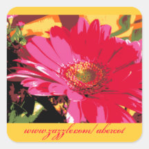 Stickers - Bright Rose Red Mum!