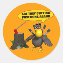 Stickers - Cutting Turkey Positions