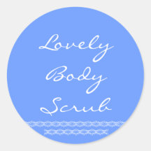 Stickers for Body Scrubs