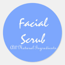 Stickers for Facial Scrubs