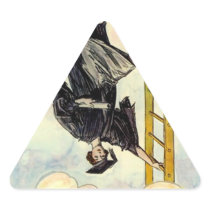 Stickers Graduation Lady Ladder of Success Heart