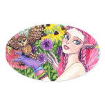 Stickers Owl Flower Fairy Fantasy by Ann Howard