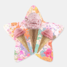 Stickers-Strawberry Ice Cream Cones