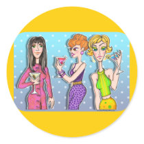 Stickers - Three Martini Divas