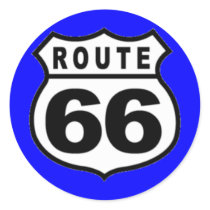 Stickers - VINTAGE ROUTE 66 AMERICANA