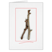 Stickfigure Thank You card