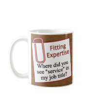 Sticking to your area of expertise coffee mug