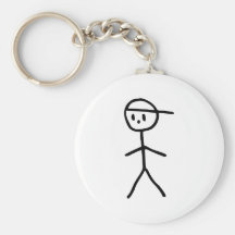 Stickman Boy Keychain